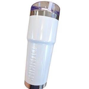 NWT Dunkin' White Insulated Stainless Steel Tumbler-32 ounce